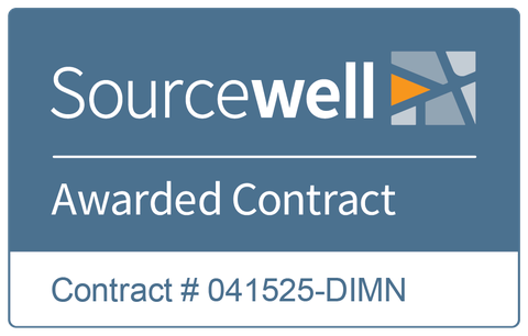 Sourcewell Awarded Contract badge, contract number 041525-DIMN